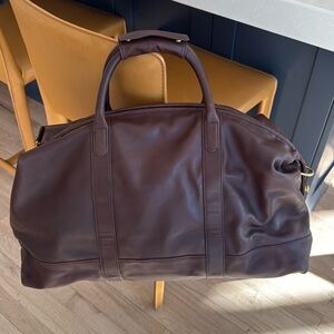 Coach Chocolate Brown Weekender bag